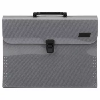 LEAN 31033 Rozszerzalny Organizer na Dokumenty A4 13 Przegród Szary