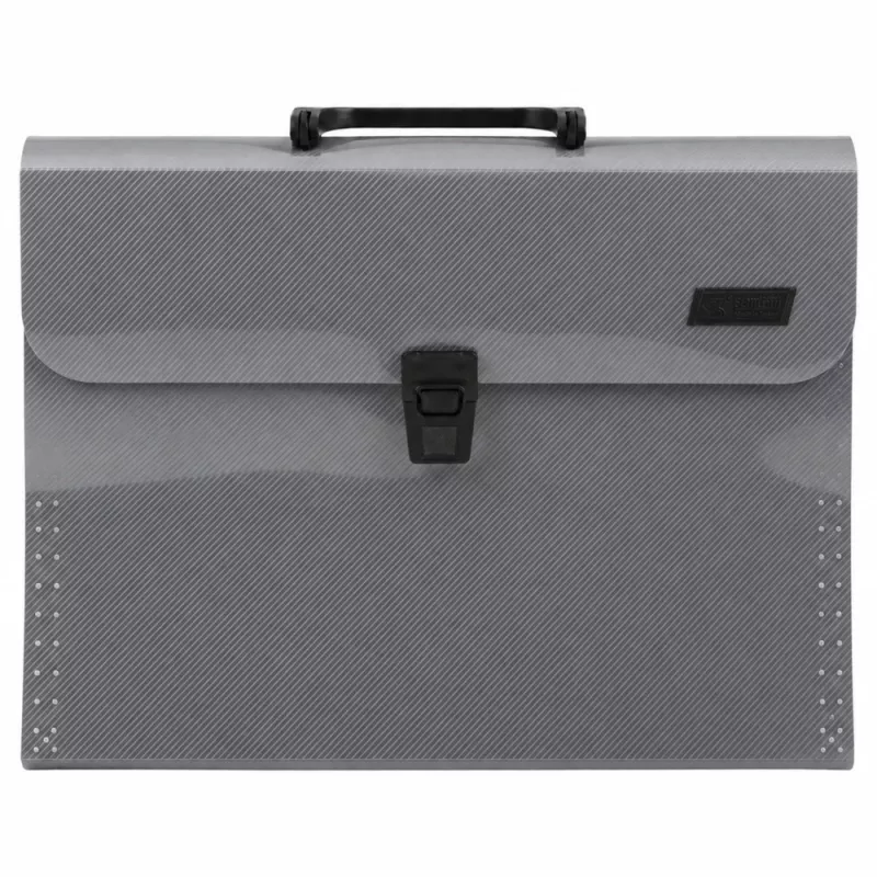 LEAN 31033 Rozszerzalny Organizer na Dokumenty A4 13 Przegród Szary