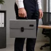 LEAN 31033 Rozszerzalny Organizer na Dokumenty A4 13 Przegród Szary