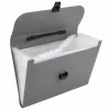 LEAN 31033 Rozszerzalny Organizer na Dokumenty A4 13 Przegród Szary