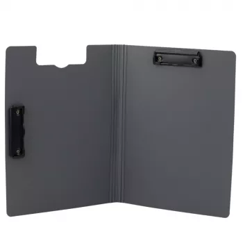 LEAN Board z okładką, dwa klipsy, A4, plastik, jasnoniebieski
