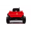 LEAN CARS 24V Tractor z napędem akumulatorowym HC-306 Czerwony z przyczepą