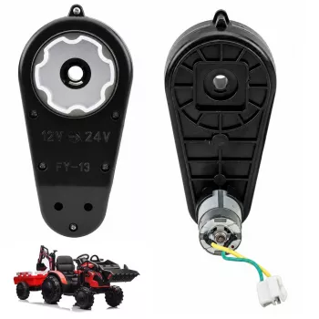 LEAN CARS Silnik z przekładnią 24V RPM-12000 do pojazdu akumulatorowego SX2068