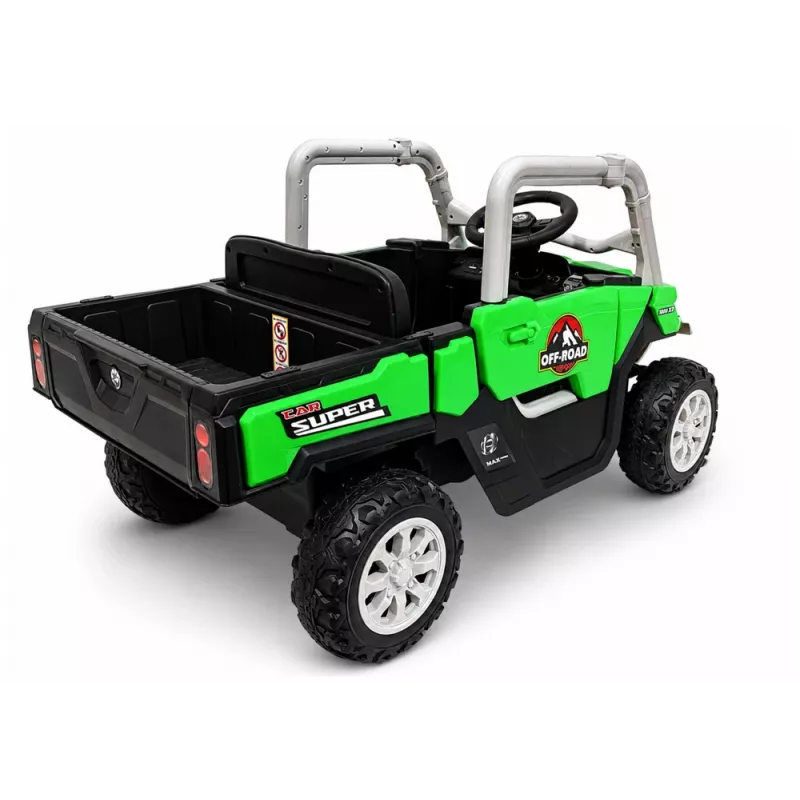 LEAN CARS 4x4 Battery-Powered Ride-On Vehicle GTS2299-H 24V Zielony