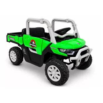 LEAN CARS 4x4 Battery-Powered Ride-On Vehicle GTS2299-H 24V Zielony