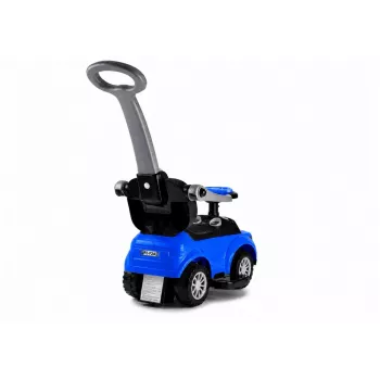 LEAN CARS 614W Jeździk z Pchaczem i Uchwytem dla Rodzica - Niebieski