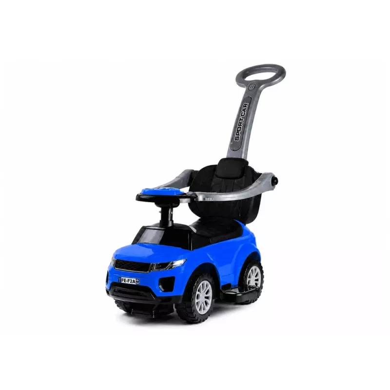 LEAN CARS 614W Jeździk z Pchaczem i Uchwytem dla Rodzica - Niebieski