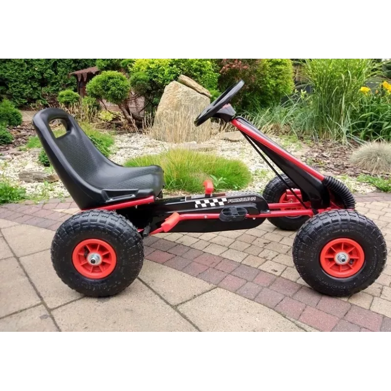 LEAN CARS A-15 GO KART Czerwony
