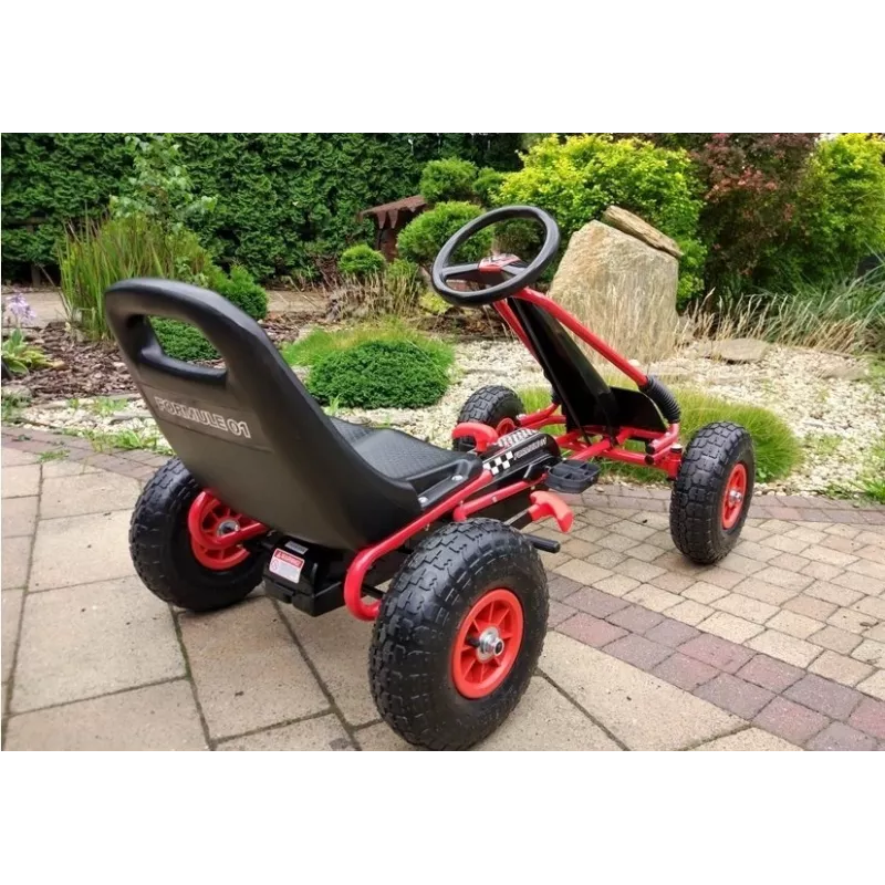 LEAN CARS A-15 GO KART Czerwony