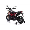 LEAN CARS Aprilia A007 Elektryczny motocykl na pedały Czarno-czerwony