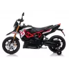 LEAN CARS Aprilia A007 Elektryczny motocykl na pedały Czarno-czerwony