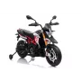 LEAN CARS Aprilia A007 Elektryczny motocykl na pedały Czarno-czerwony
