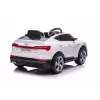 LEAN CARS Audi E-Tron Elektryczny samochodzik dla dzieci Biały QLS-6688 z diodami LED i odtwarzaczem MP3