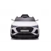 LEAN CARS Audi E-Tron Elektryczny samochodzik dla dzieci Biały QLS-6688 z diodami LED i odtwarzaczem MP3