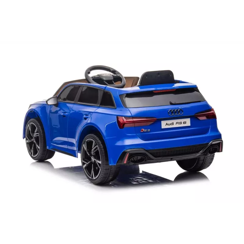 LEAN CARS Audi RS6 BRD-2118 Pojazd na baterie Niebieski