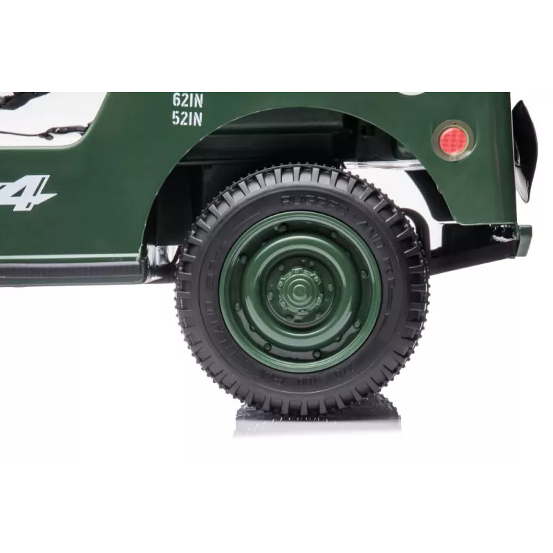 LEAN CARS Samochód akumulatorowy JH-103 Army Green 4x4