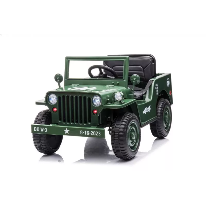 LEAN CARS Samochód akumulatorowy JH-103 Army Green 4x4
