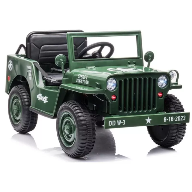 LEAN CARS Samochód akumulatorowy JH-103 Army Green 4x4