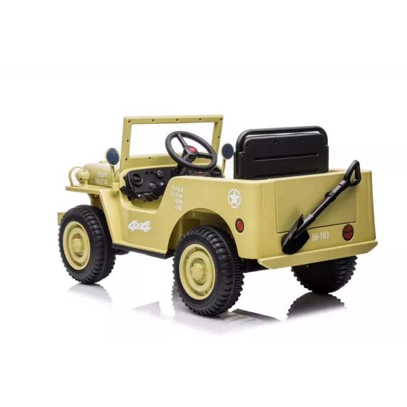 LEAN CARS Samochodzik akumulatorowy JH-103 Khaki 4x4