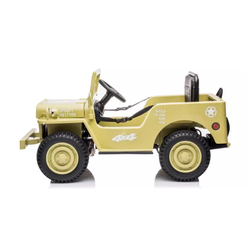 LEAN CARS Samochodzik akumulatorowy JH-103 Khaki 4x4