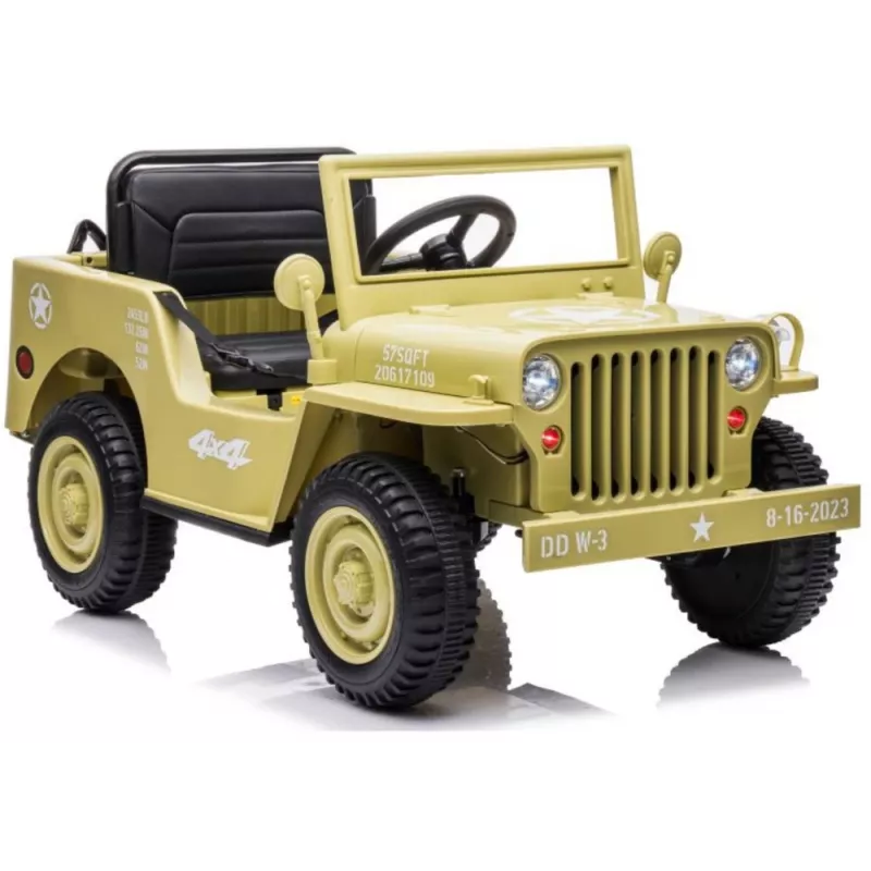 LEAN CARS Samochodzik akumulatorowy JH-103 Khaki 4x4