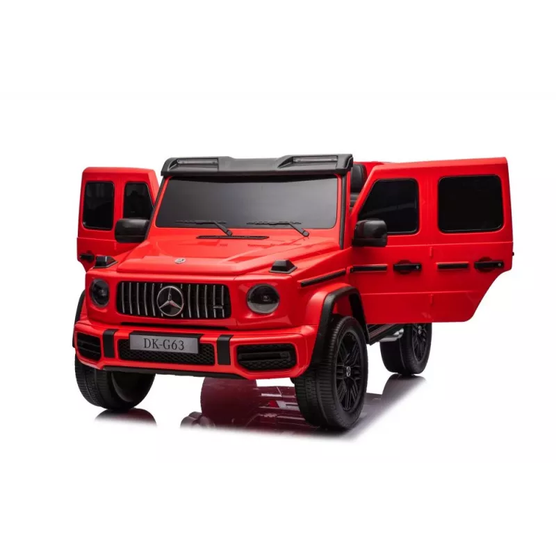 LEAN CARS Samochód Akumulatorowy Mercedes G63 XXL Czerwony 4x4
