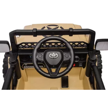 LEAN CARS Samochód akumulatorowy Toyota FJ Khaki 4x4 15765 Lean Toys