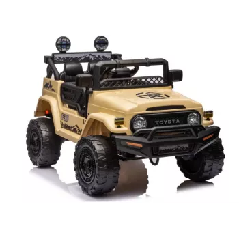 LEAN CARS Samochód akumulatorowy Toyota FJ Khaki 4x4 15765 Lean Toys