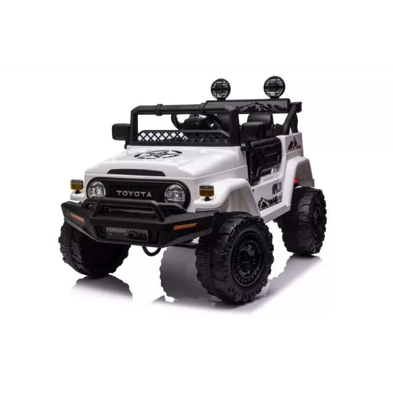 LEAN CARS Samochód akumulatorowy Toyota FJ Biały 4x4