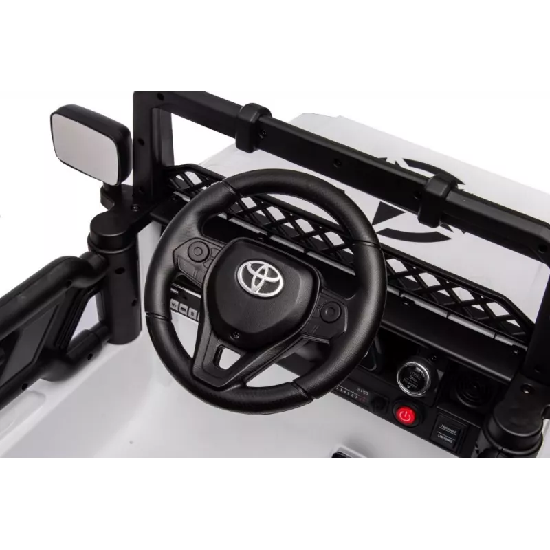 LEAN CARS Samochód akumulatorowy Toyota FJ Biały 4x4