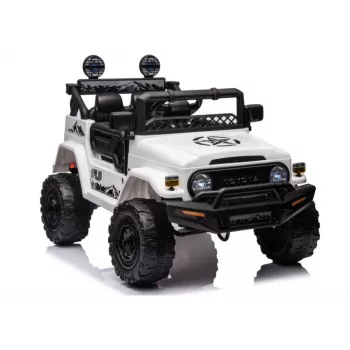 LEAN CARS Samochód akumulatorowy Toyota FJ Biały 4x4