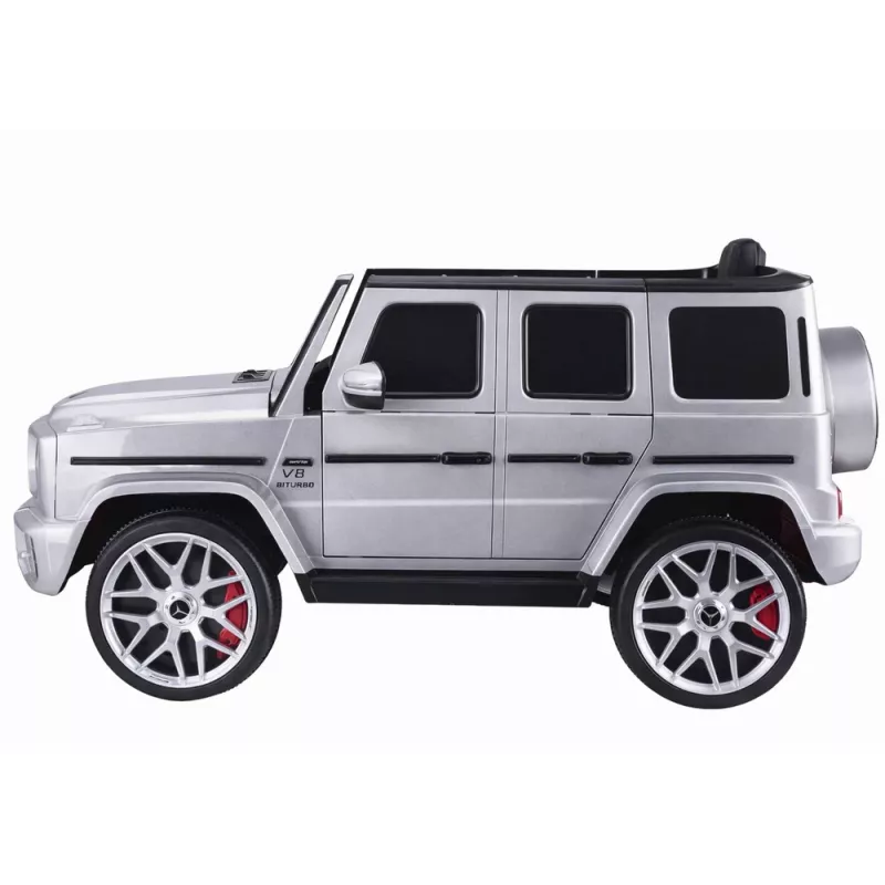 LEAN CARS Samochód na baterie Mercedes G63 S306-1 Srebrny