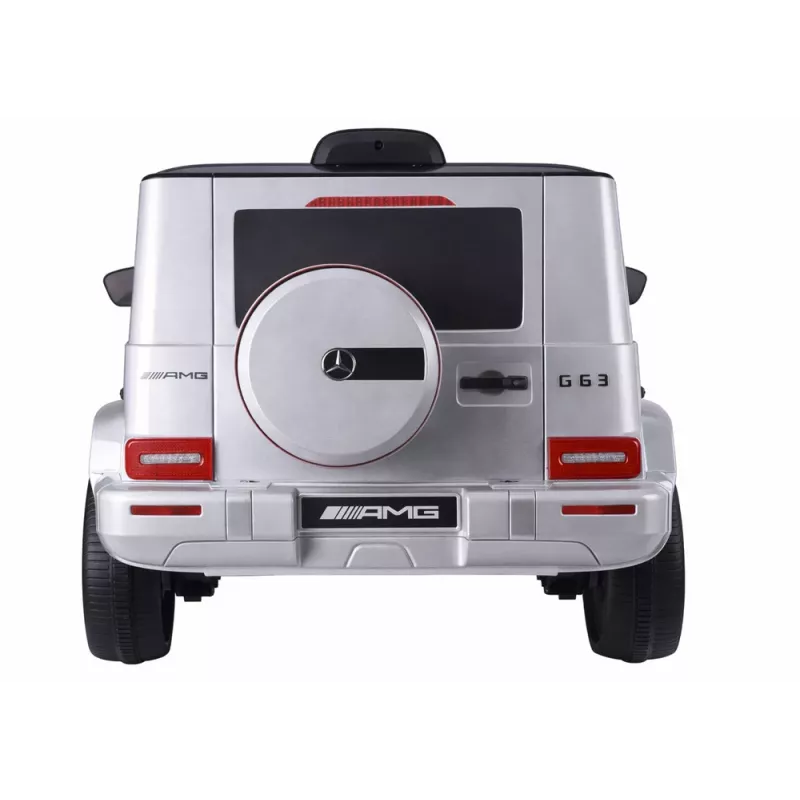 LEAN CARS Samochód na baterie Mercedes G63 S306-1 Srebrny