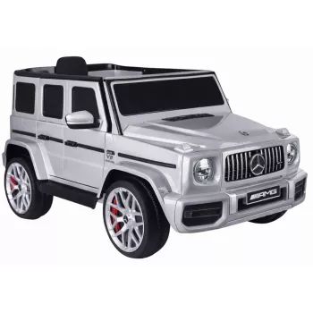 LEAN CARS Samochód na baterie Mercedes G63 S306-1 Srebrny