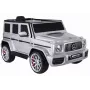 LEAN CARS Samochód na baterie Mercedes G63 S306-1 Srebrny