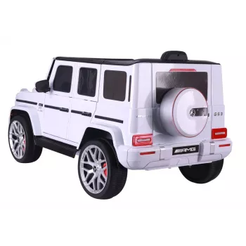 LEAN CARS Samochód na baterie Mercedes G63 S306-1 Biały
