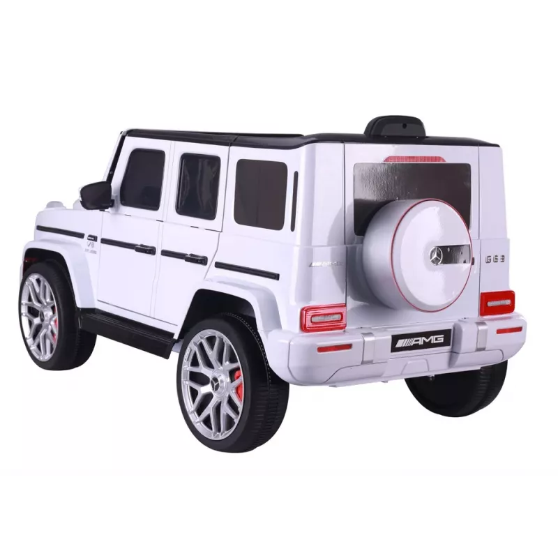 LEAN CARS Samochód na baterie Mercedes G63 S306-1 Biały