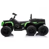 LEAN CARS Quad ATV na baterie 6 kół z przyczepą JC606 24V 4x4 Zielony