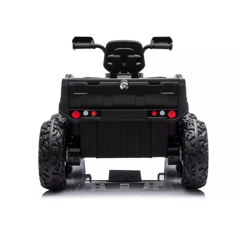 LEAN CARS Quad ATV na baterie 6 kół z przyczepą JC606 24V 4x4 Czerwony