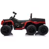 LEAN CARS Quad ATV na baterie 6 kół z przyczepą JC606 24V 4x4 Czerwony