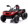 LEAN CARS Quad ATV na baterie 6 kół z przyczepą JC606 24V 4x4 Czerwony