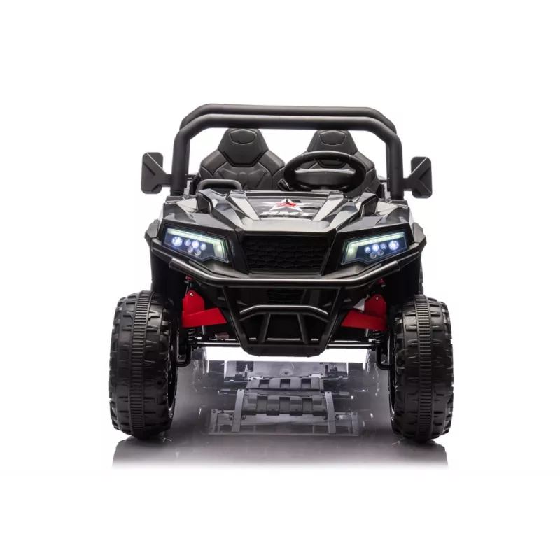 LEAN CARS Battery Operated Vehicle 6 Wheels XB-1038A 4x4 24V Black