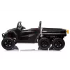 LEAN CARS Battery Operated Vehicle 6 Wheels XB-1038A 4x4 24V Black