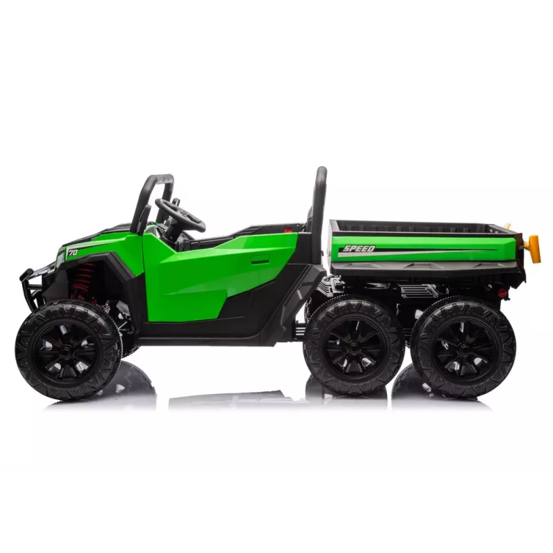 LEAN CARS Pojazd na baterie 6 kół XB-1038A 4x4 24V Zielony