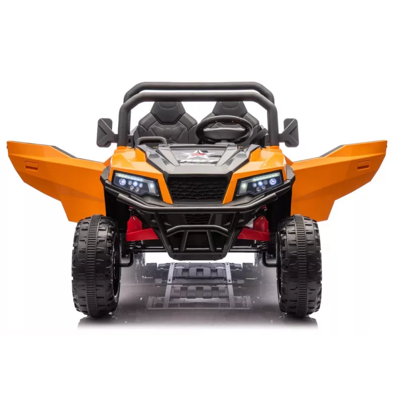 LEAN CARS Pojazd na baterie 6 kół XB-1038A 4x4 24V Pomarańczowy