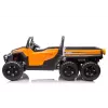 LEAN CARS Pojazd na baterie 6 kół XB-1038A 4x4 24V Pomarańczowy