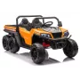 LEAN CARS Pojazd na baterie 6 kół XB-1038A 4x4 24V Pomarańczowy