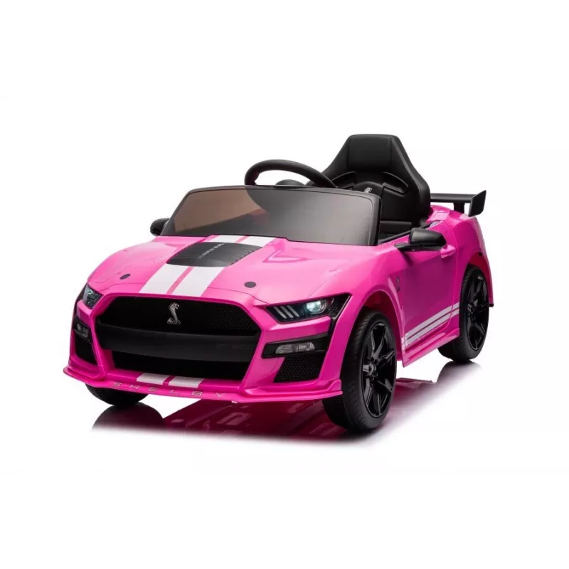LEAN CARS Pojazd na baterie Ford Mustang GT500 Shelby Różowy