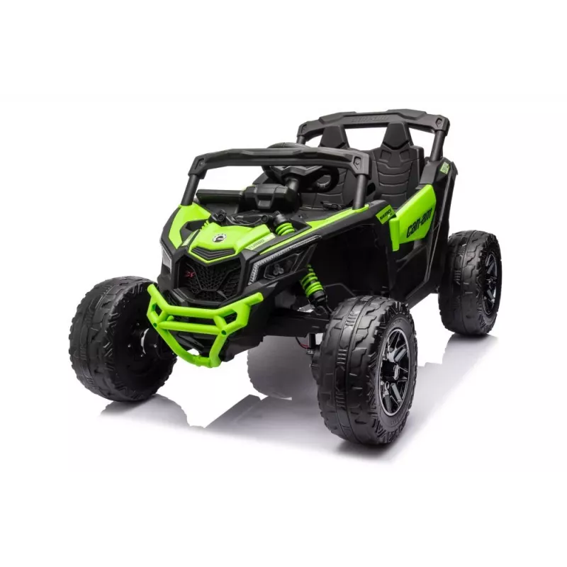 LEAN CARS Buggy zasilany baterią Can-Am DK-CA003, malowany na zielono