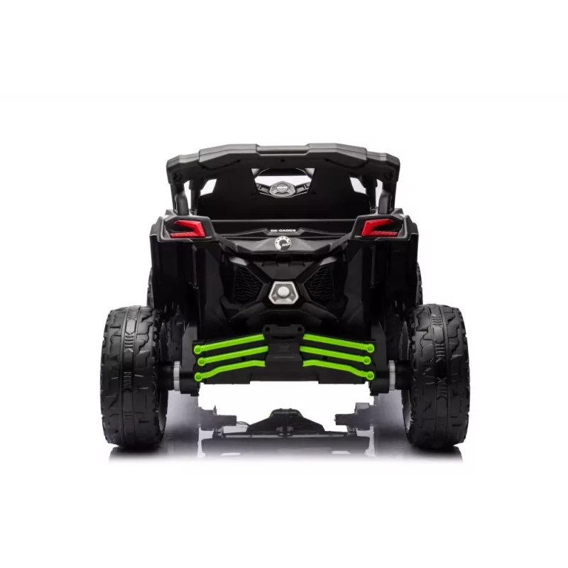 LEAN CARS Buggy zasilany baterią Can-Am DK-CA003, malowany na zielono
